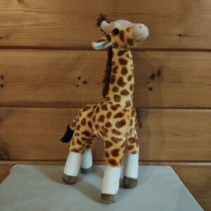 17" Wild Republic Plush Giraffe Silky Soft Weighted Feet Stuffed Animal E32